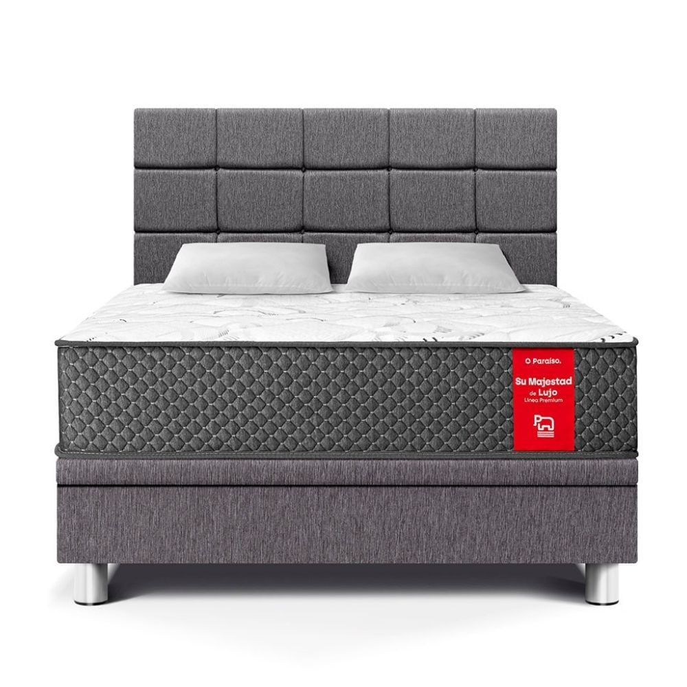 Dormitorio Boxet Blocks Su Majestad Queen Gris Paraiso