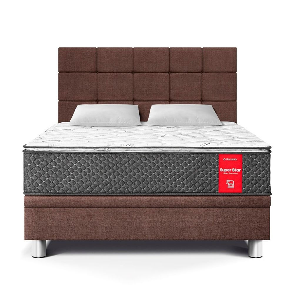 Dormitorio Boxet Blocks Super Star Queen Chocolate Paraiso