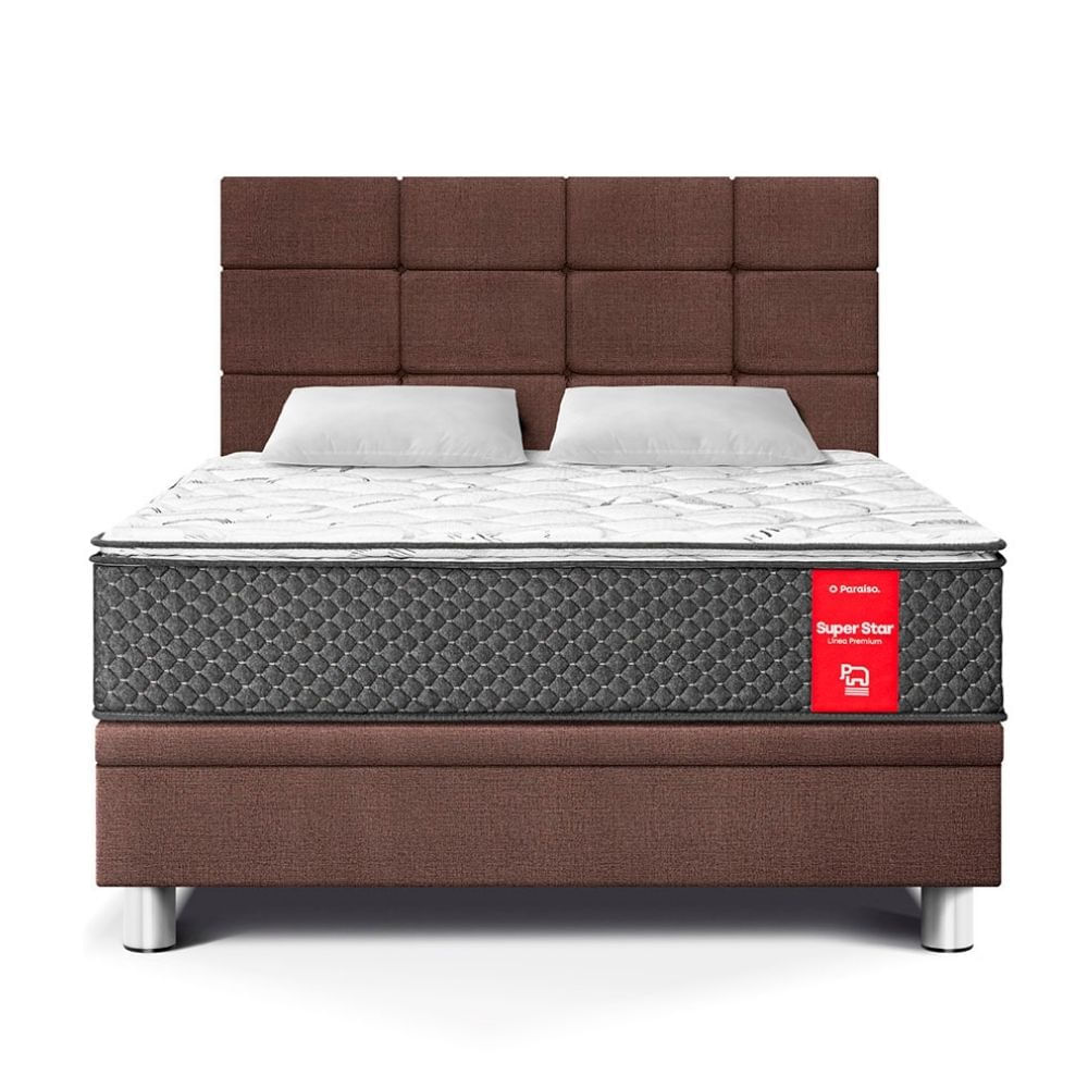 Dormitorio Boxet Blocks Super Star 2 Plazas Chocolate Paraiso