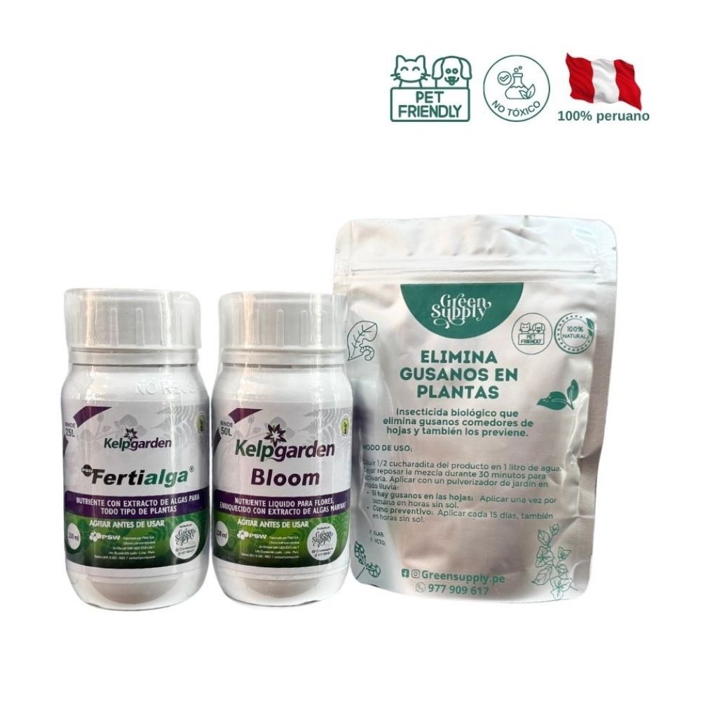 Pack Defensa Floral Green Supply