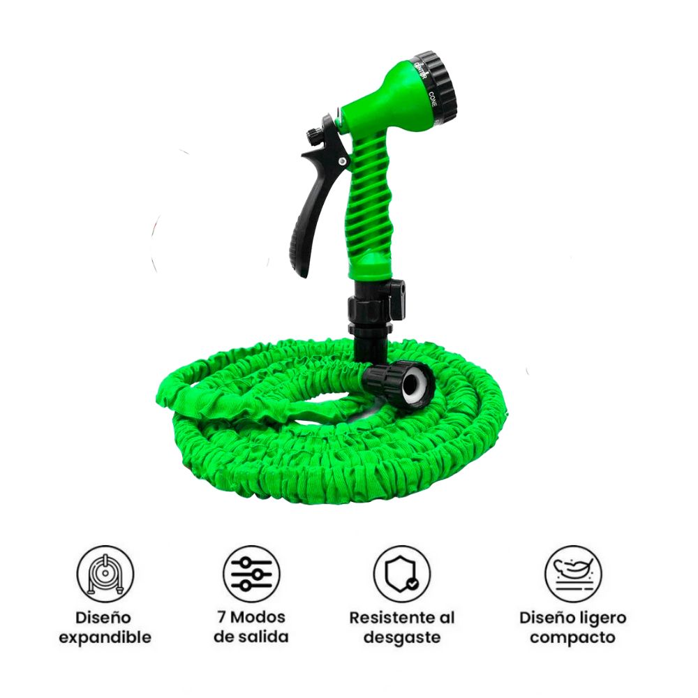 Manguera Expandible Multiusos hasta 15 Metros