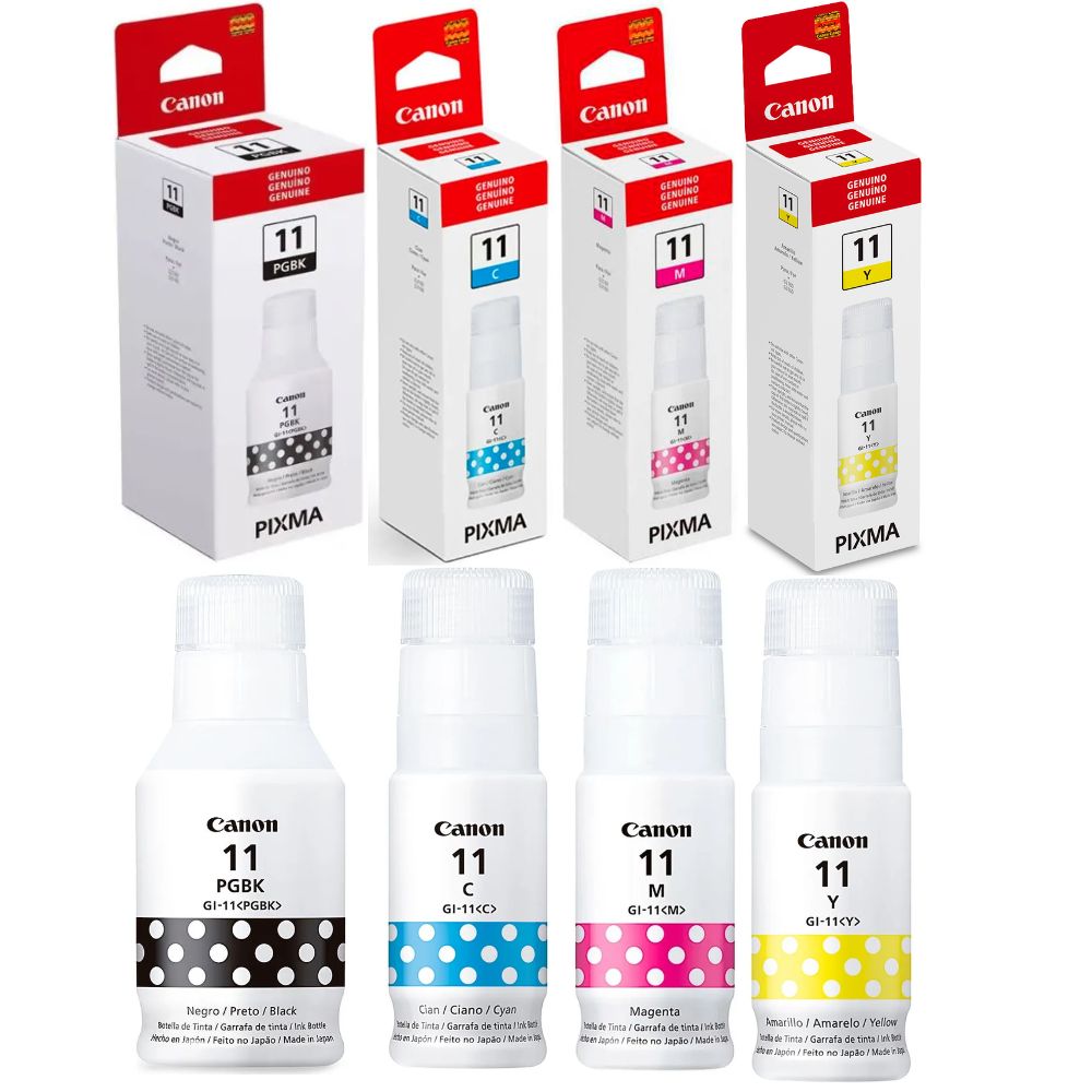 Botella Tinta Canon GI-11 KIT PACK