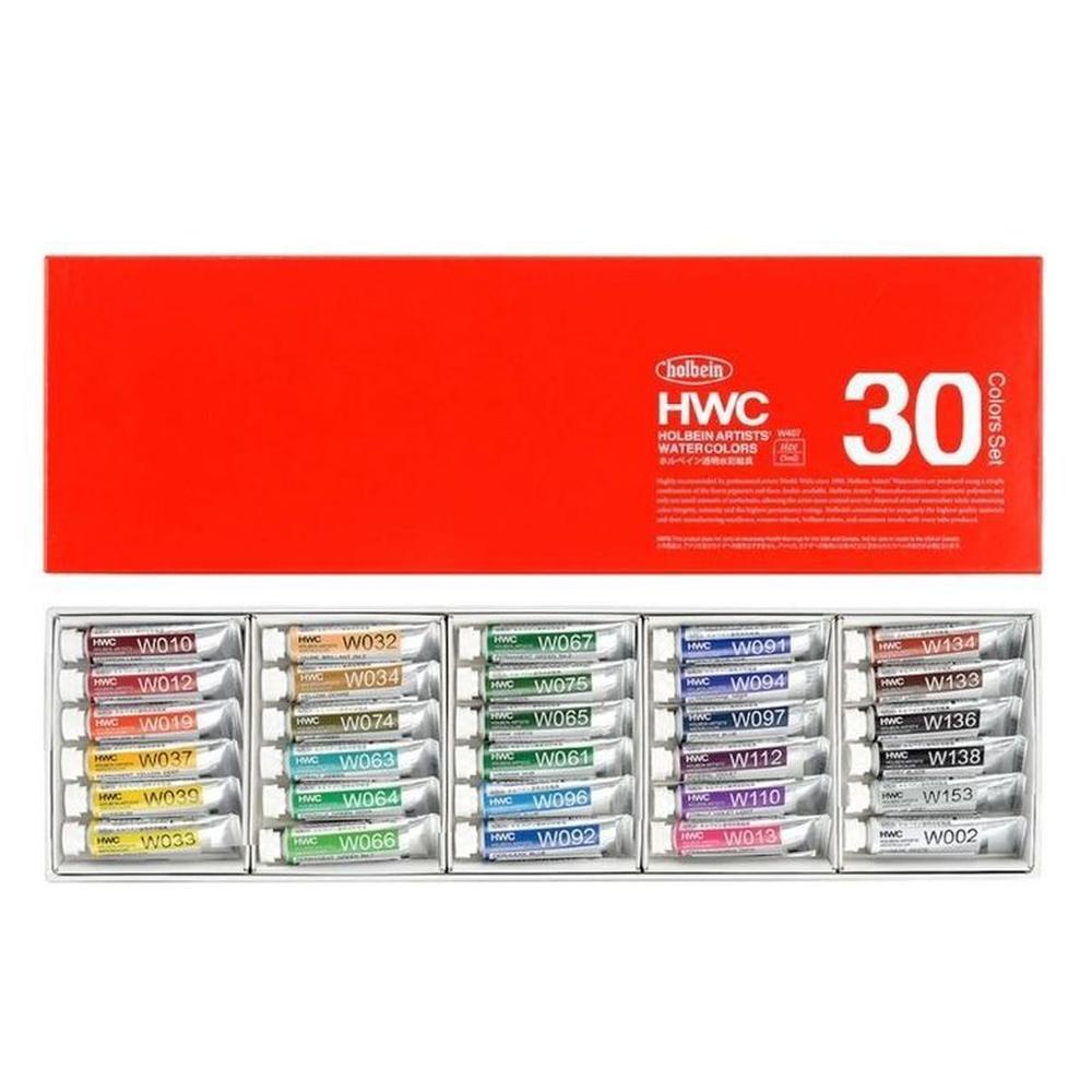 HOLBEIN Acuarelas Set 5ml 30 colores