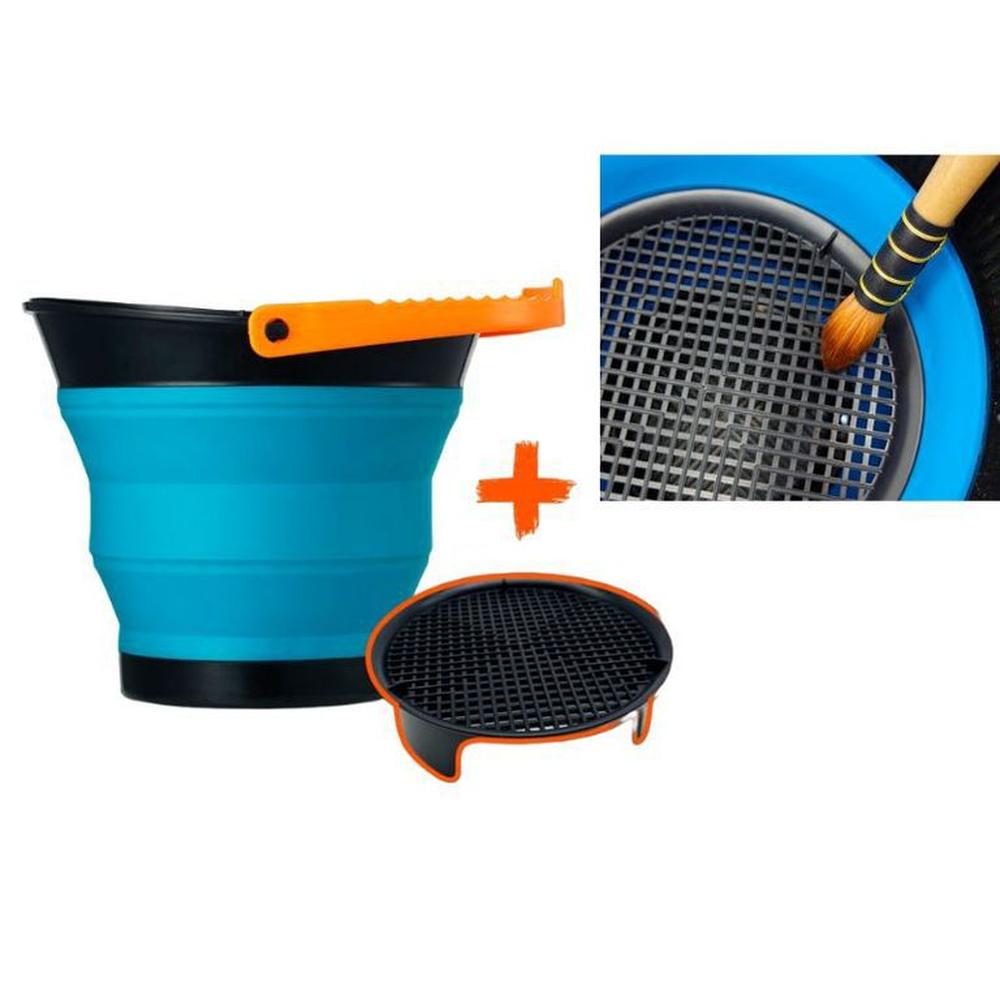 MIJELLO Cubeta Portable Lavapinceles Multiuso