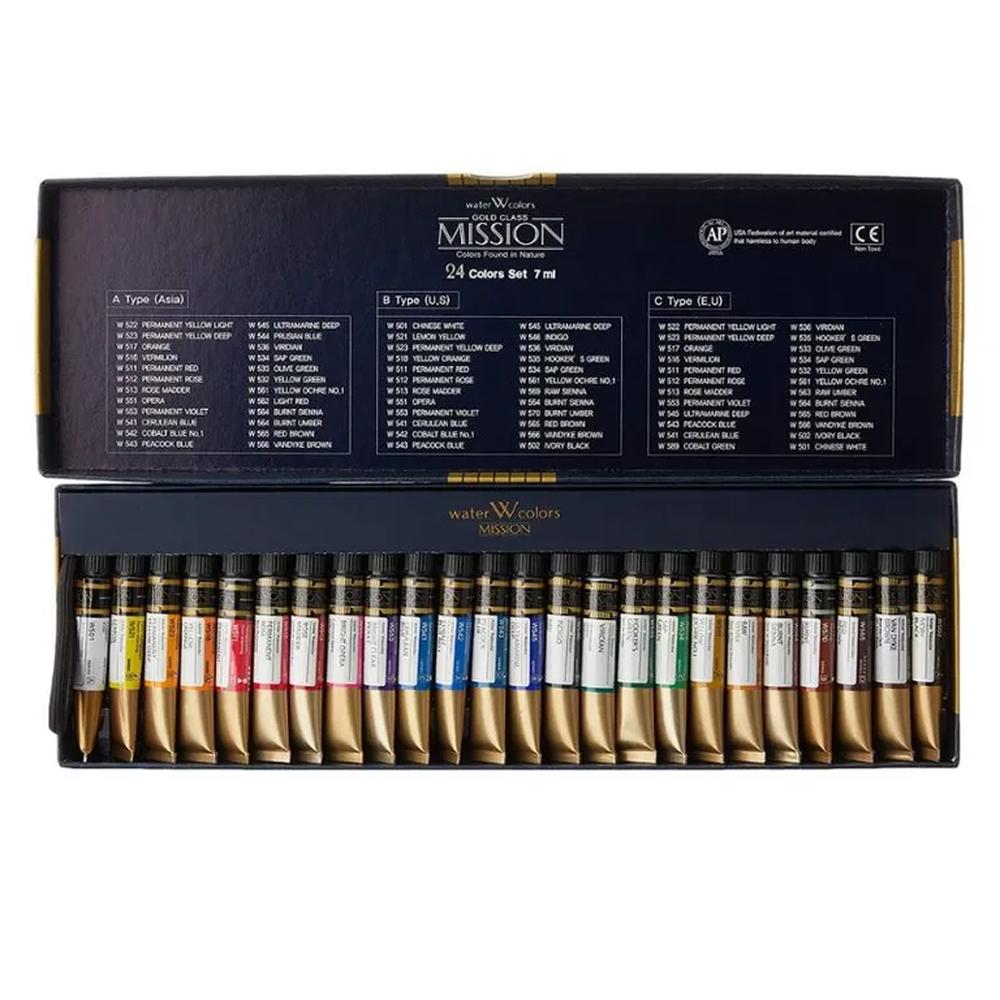MIJELLO Mission Gold Set 24 colores/7ml