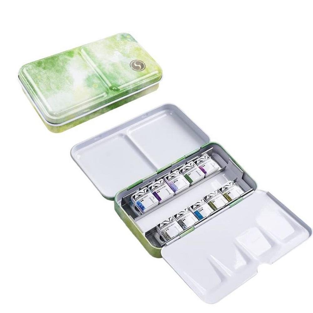 SUPERVISION layered Acuarelas en pastillas Set x10  estuche