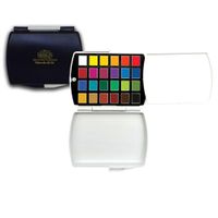 MIJELLO Mission Gold Triple Pans Set Acuarelas 24 colores - medios godets