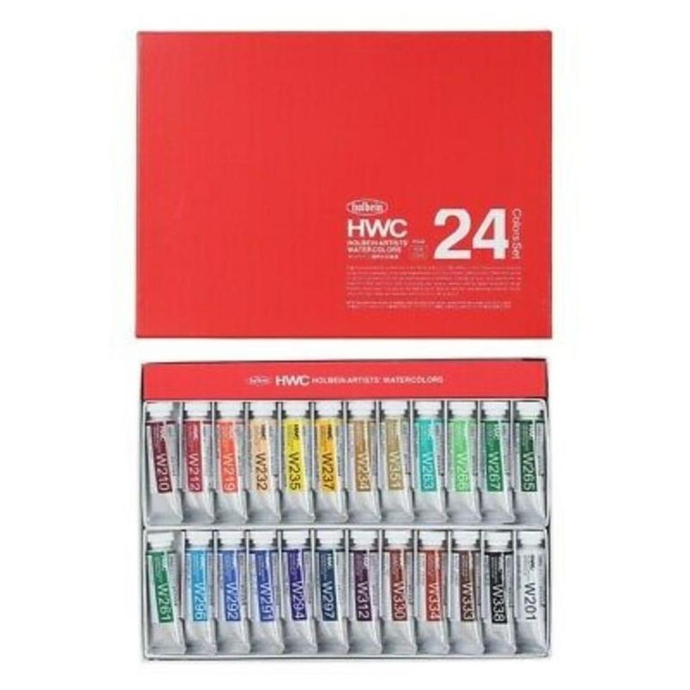 HOLBEIN Acuarelas Set 15ml 24 colores