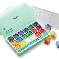 Miya Himi Gouache JellyCup Nueva Visión 18 colores+3pinceles