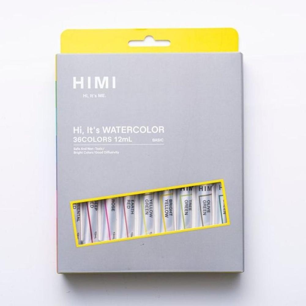 Miya Himi Acuarela en tubo Nueva Presentación Set 36 colores