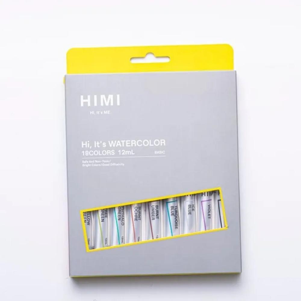 Miya Himi Acuarela en tubo Nueva Presentación 18 colores12ml