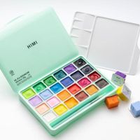 Miya Himi Gouache JellyCup Nueva Visión 24 colores+3pinceles
