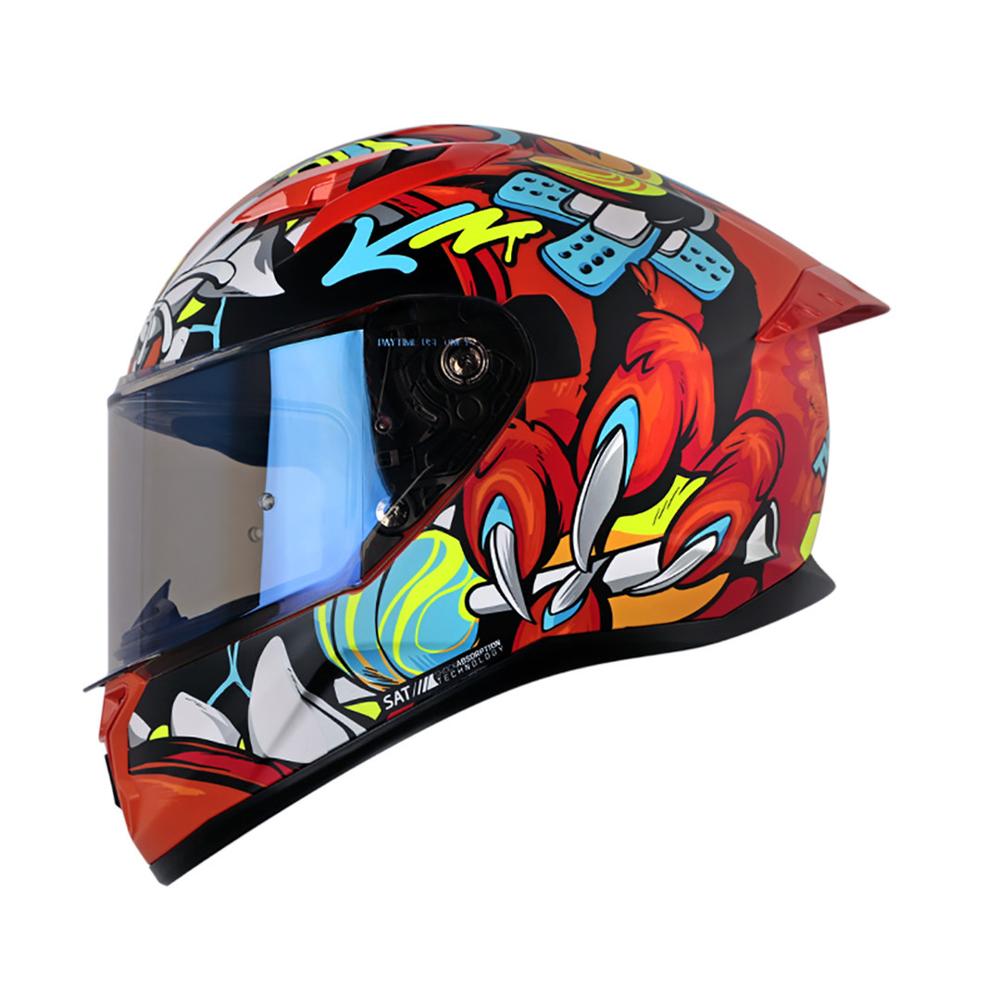 CASCO  SHAFT 522SP TIGUERAZO NARANJA L
