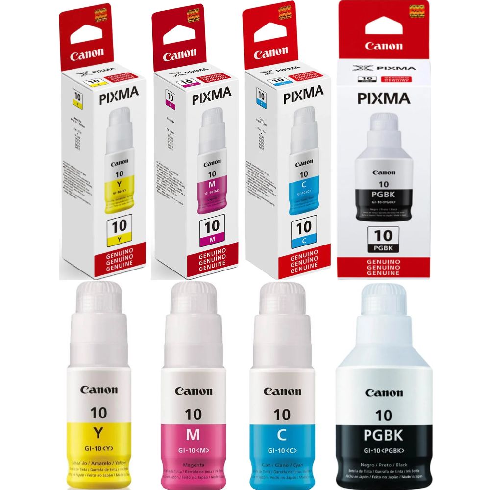 Botella Tinta Canon GI-10 KIT PACK