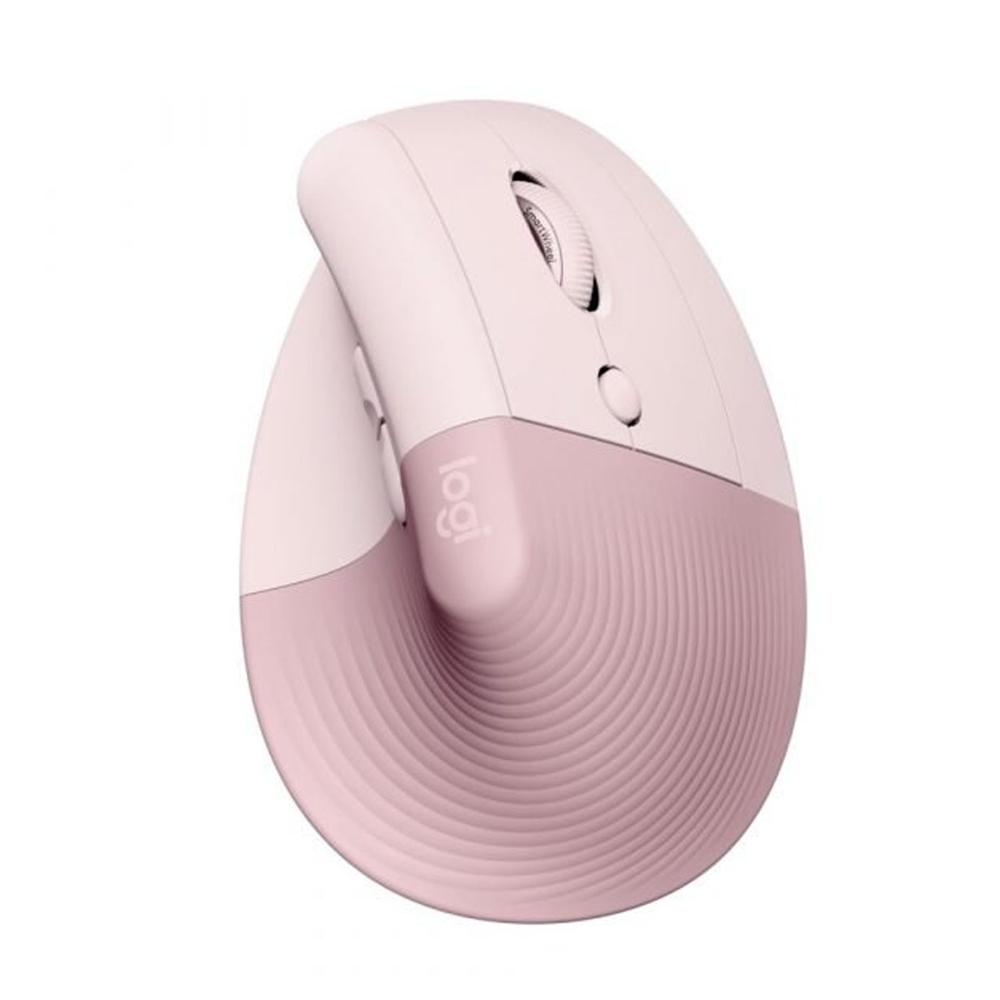 MOUSE LOGITECH LIFT VERTICAL ERGONOMICO WIRELESS BT ROSADO