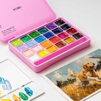Miya Himi Gouache JellyCup Nueva Visión 24colores+3pinceles