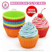 24 Moldes de Cupcake de Silicona Número 7 Antiadherentes y Reutilizables