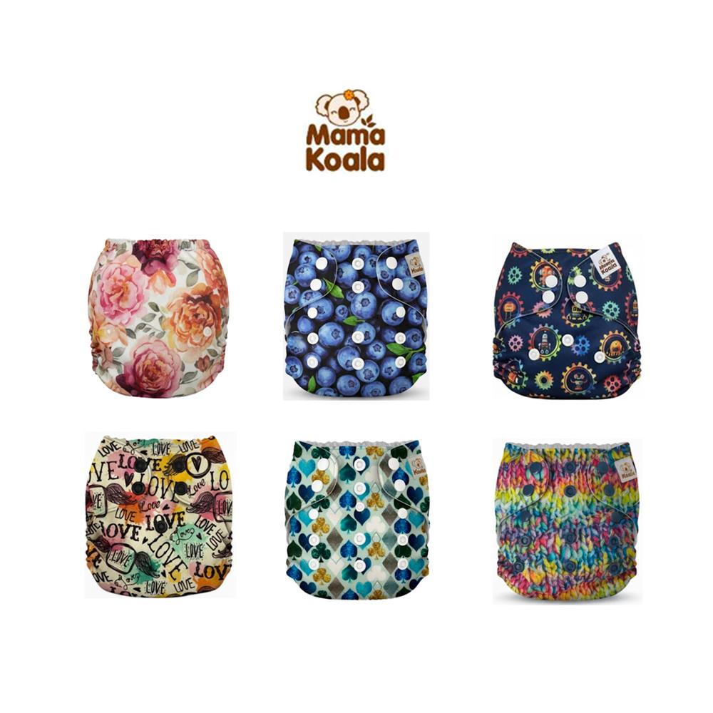 PAÑAL ECOLÓGICO DE TELA PACK X 6 UNIDADES MAMA KOALA SMT02