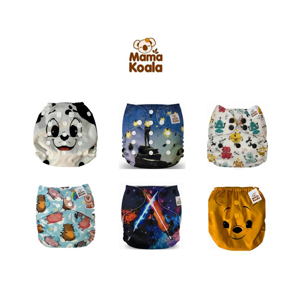 PAÑAL ECOLÓGICO DE TELA PACK X 6 UNIDADES MAMA KOALA SMT05