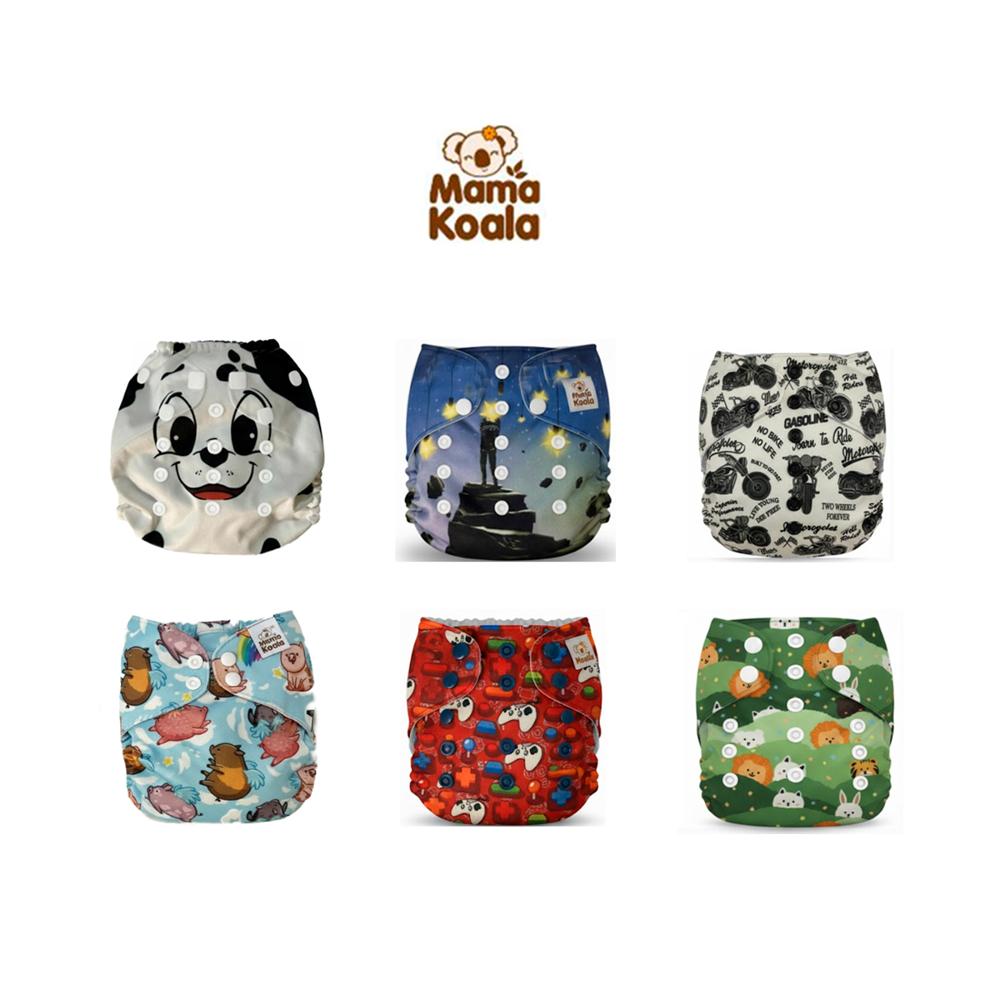 PAÑAL ECOLÓGICO DE TELA PACK X 6 UNIDADES MAMA KOALA SMT06