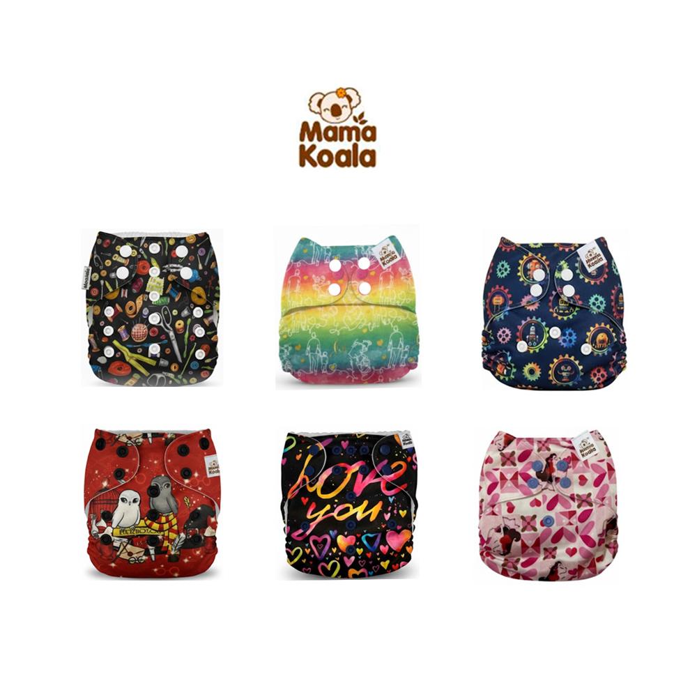 PAÑAL ECOLÓGICO DE TELA PACK X 6 UNIDADES MAMA KOALA SMT04
