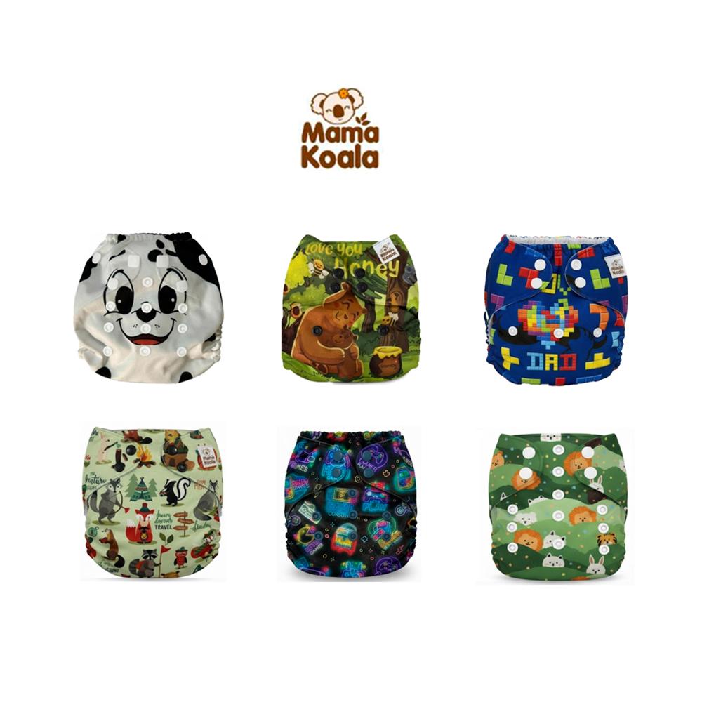 PAÑAL ECOLÓGICO DE TELA PACK X 6 UNIDADES MAMA KOALA SMT07