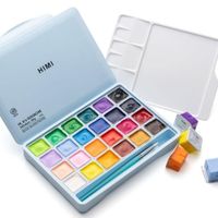 Miya Himi Gouache JellyCup Nueva Visión 24colores +3pinceles
