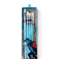 Miya Set 5 Pinceles Little Bird - Celeste