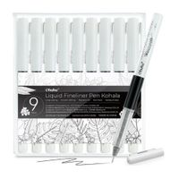 Ohuhu Kohala Estilógrafos tinta líquida  - Set x9