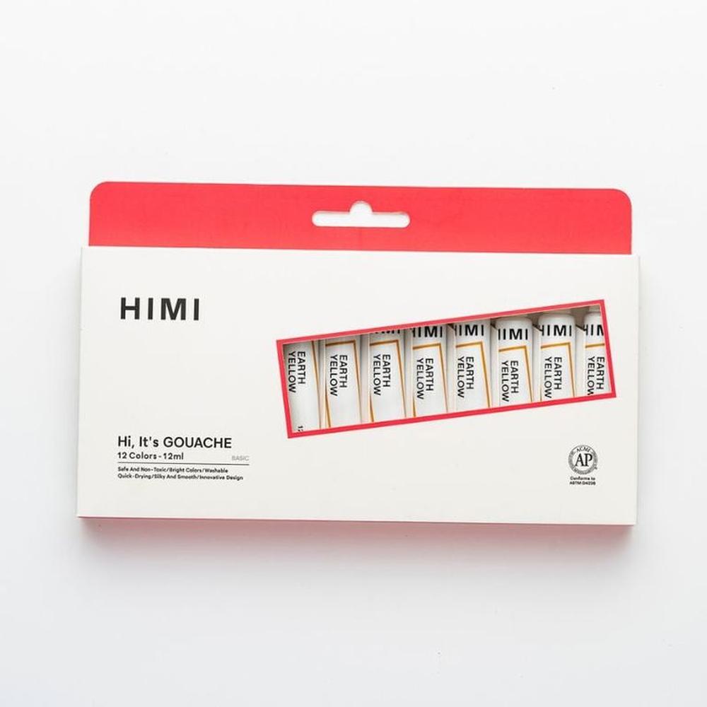 Miya Himi Gouache en tubo Nueva Visión Set 12 colores12ml