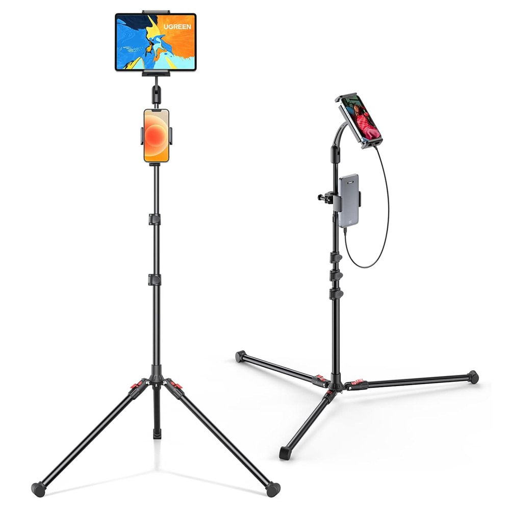 Tripode 2 en 1 UGREEN Tablet y Celular Soporte 1.74 Mts Ajustable