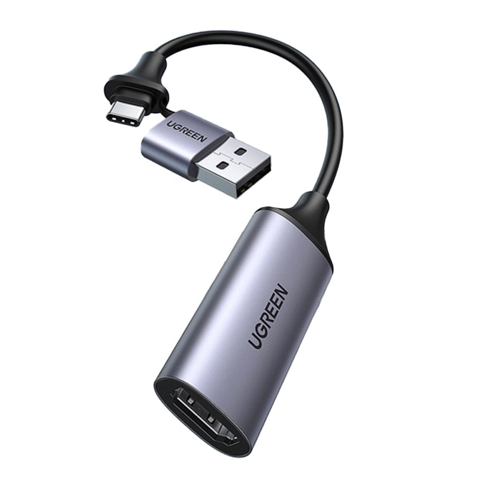 Capturadora de Video Usb 3.0 Hdmi Capture 4k UGREEN 2 en 1 Tipo C USB 25854