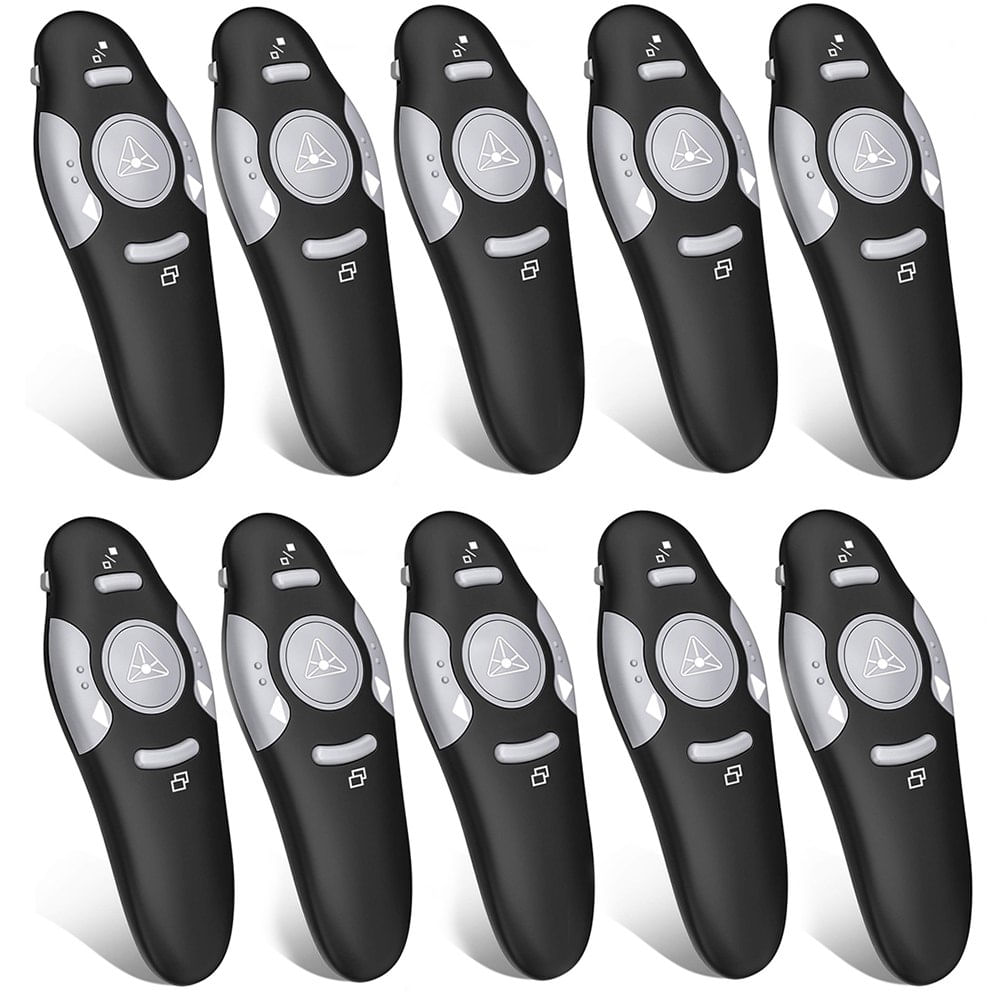 kit 10 Puntero Presentador de Diapositivas Inalambrico Laser