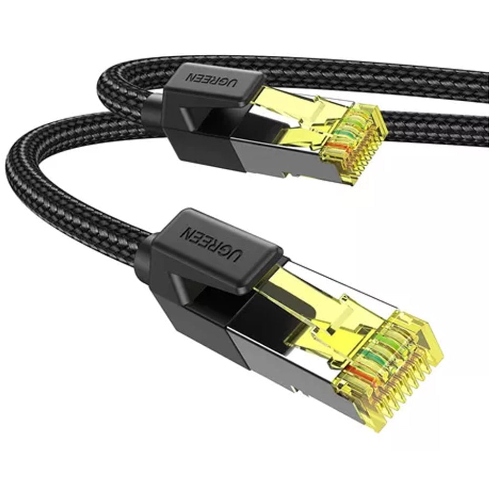 Cable de Red Cat 7 Ugreen Rj45 10 Gbps 5 Metros Nylon Patch Cord cobre