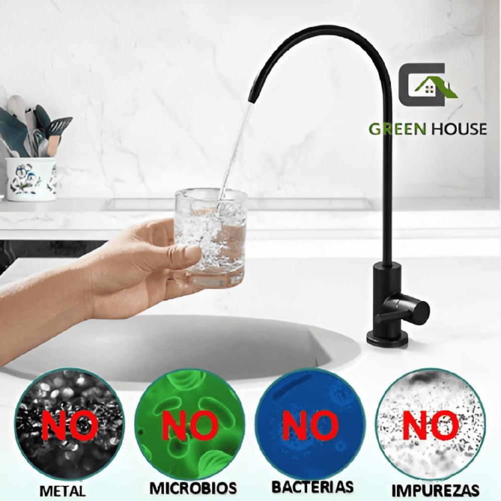 KIT CAÑO DE AGUA ACERO INOXIDABLE PURIFICADOR DE AGUA