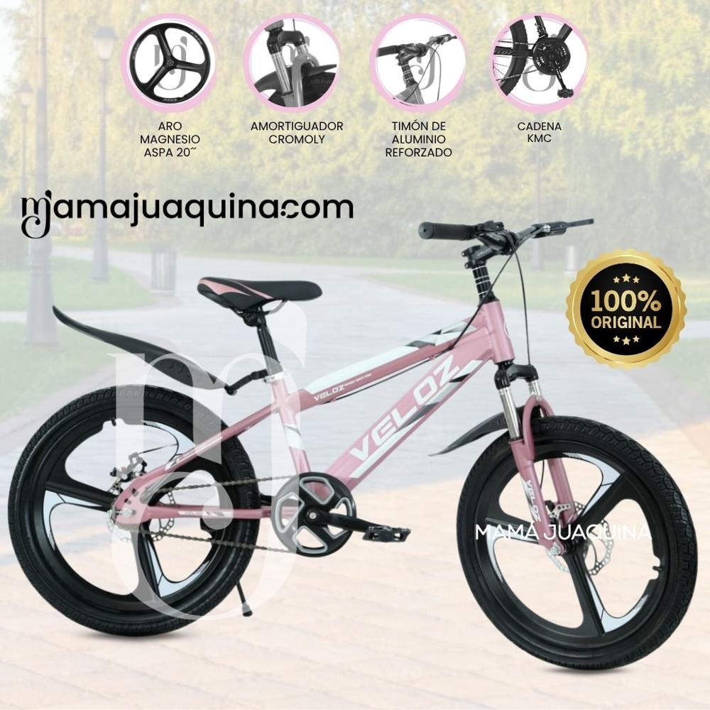 Bicicleta Deportiva Aro 20 VELOZ para Niños Pink