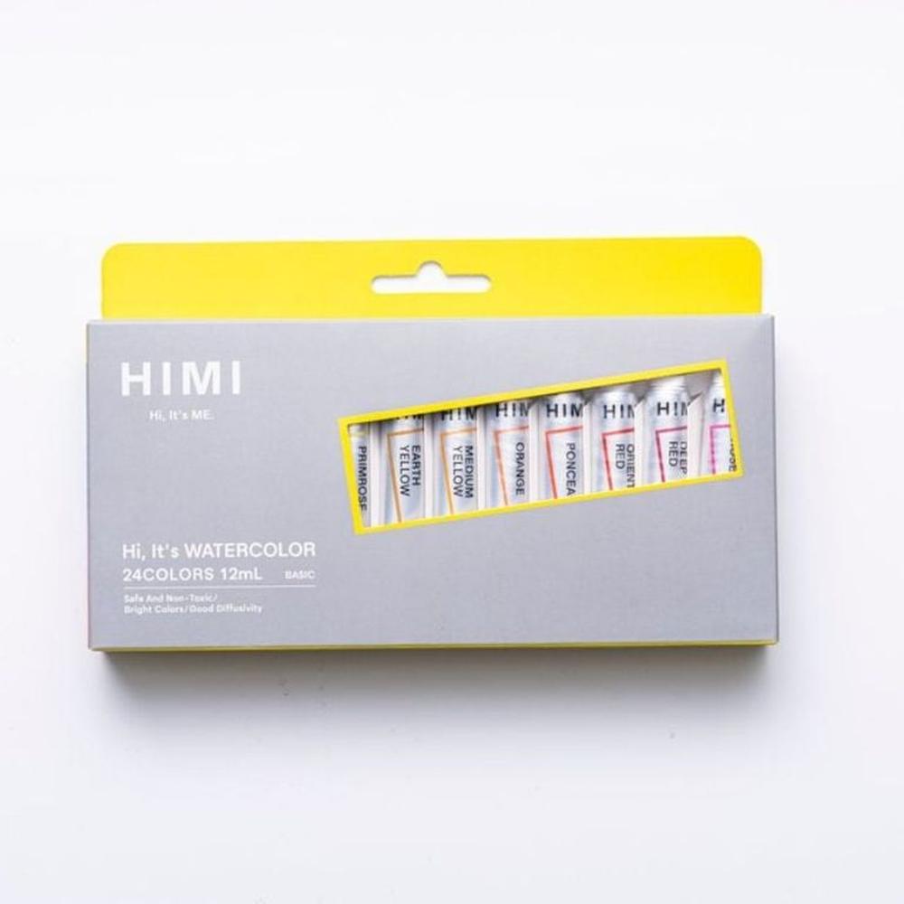 Miya Himi Acuarela en tubo Nueva Presentación 24 colores12ml