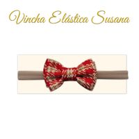 Vincha para bebé modelo Susana color rojo - Creaciones Karito