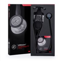 Estetoscopio LITTMANN Cardiology IV Black Edition Vástago Azul 6201