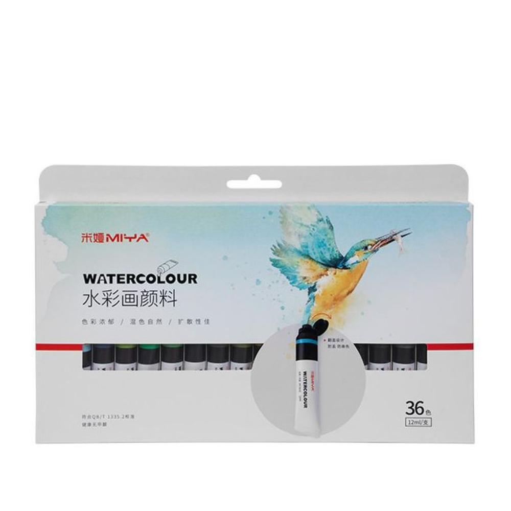 Miya Acuarela en tubo - Set 36 colores/12ml