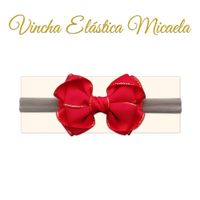 Vincha para bebé modelo 'Micaela' color rojo - Creaciones Karito
