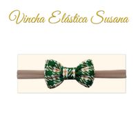 Vincha para bebé modelo 'Susana' color verde - Creaciones Karito