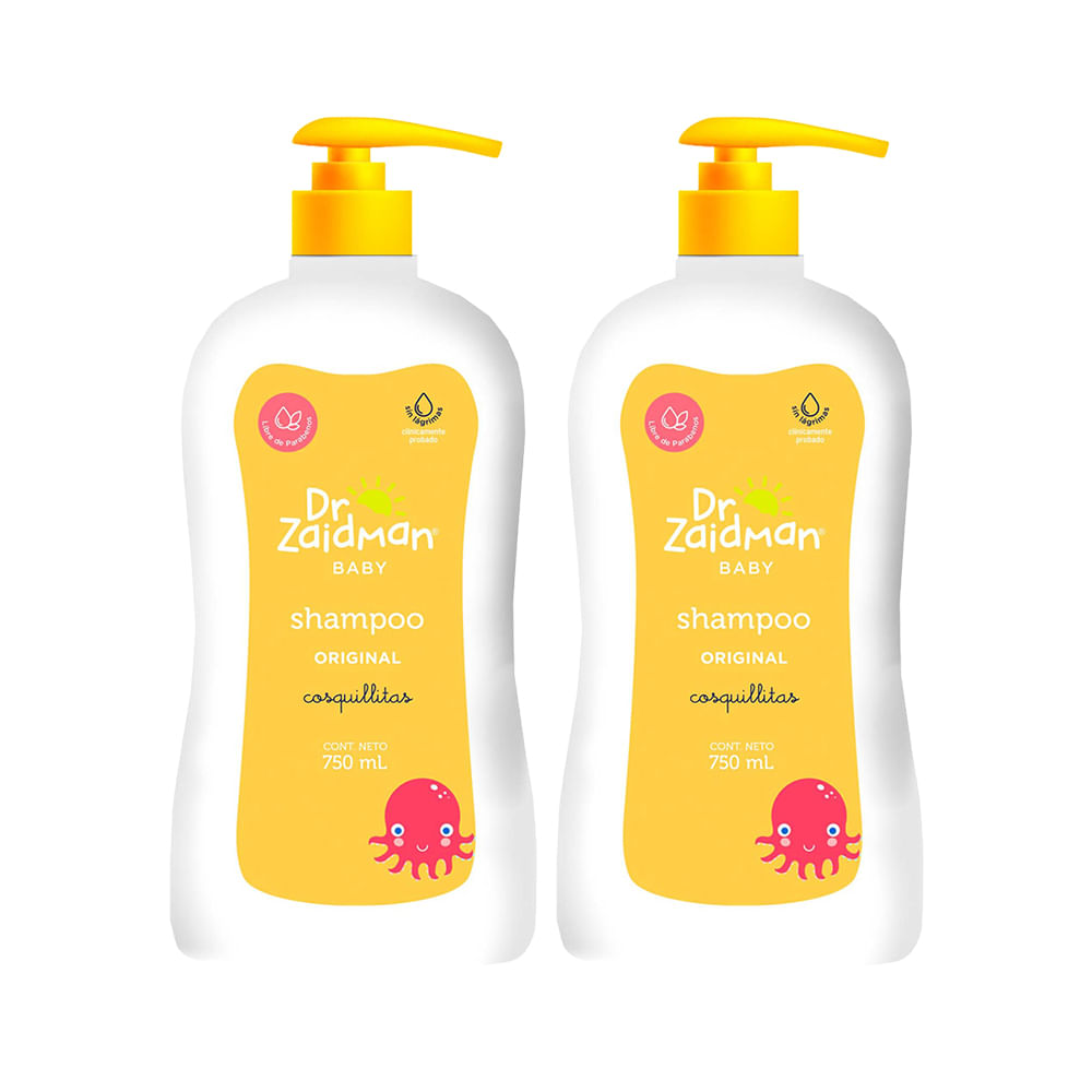 Pack Shampoo para bebé DR. ZAIDMAN Original Botella 75ml x 2un