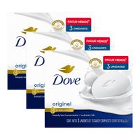 Pack Jabón de Tocador DOVE Original 90g Paquete 3un x 3un