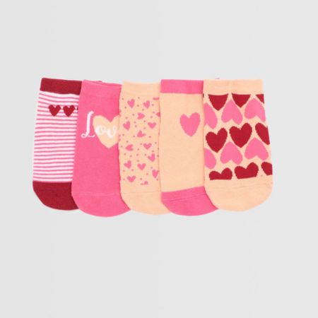 Medias Tobilleras Pack X5 Para Niña Circus Combo1 7