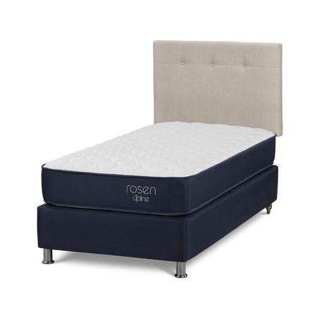 Dormitorio Americano Upline 1.5 Plazas + Respaldo N.Bennet Natural