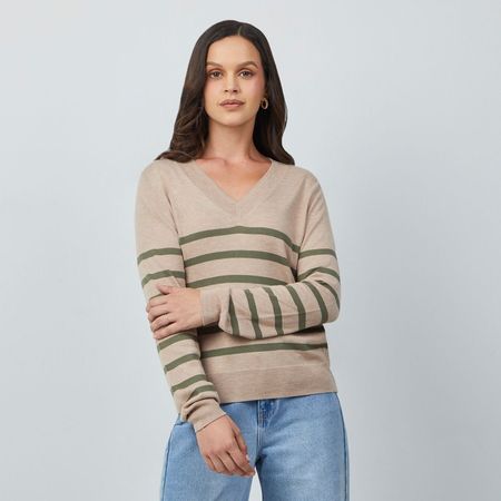 Chompa Mujer Neck Manga Larga Malabar COMBO2 XL