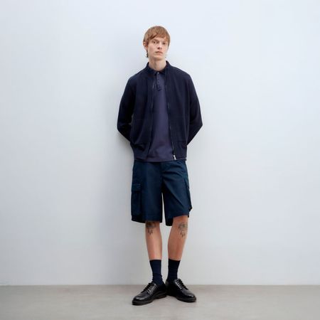 Chompa Hombre Sfera Cremallera Navy XL