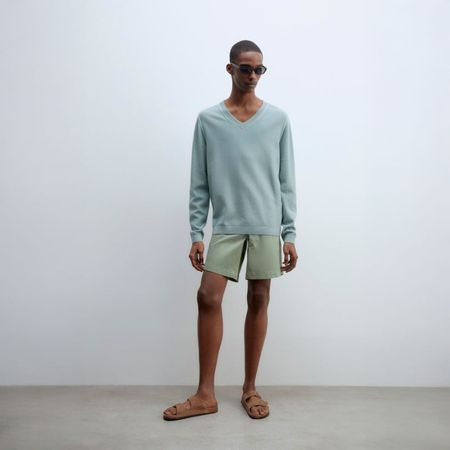 Chompa Hombre Sfera Fino Aqua  L