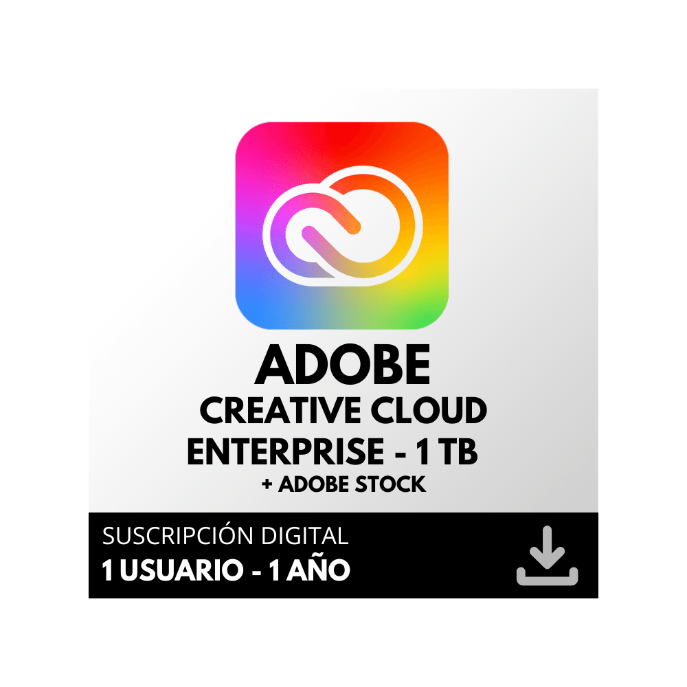 Suscripción de Adobe Creative Cloud 12 meses y iStock